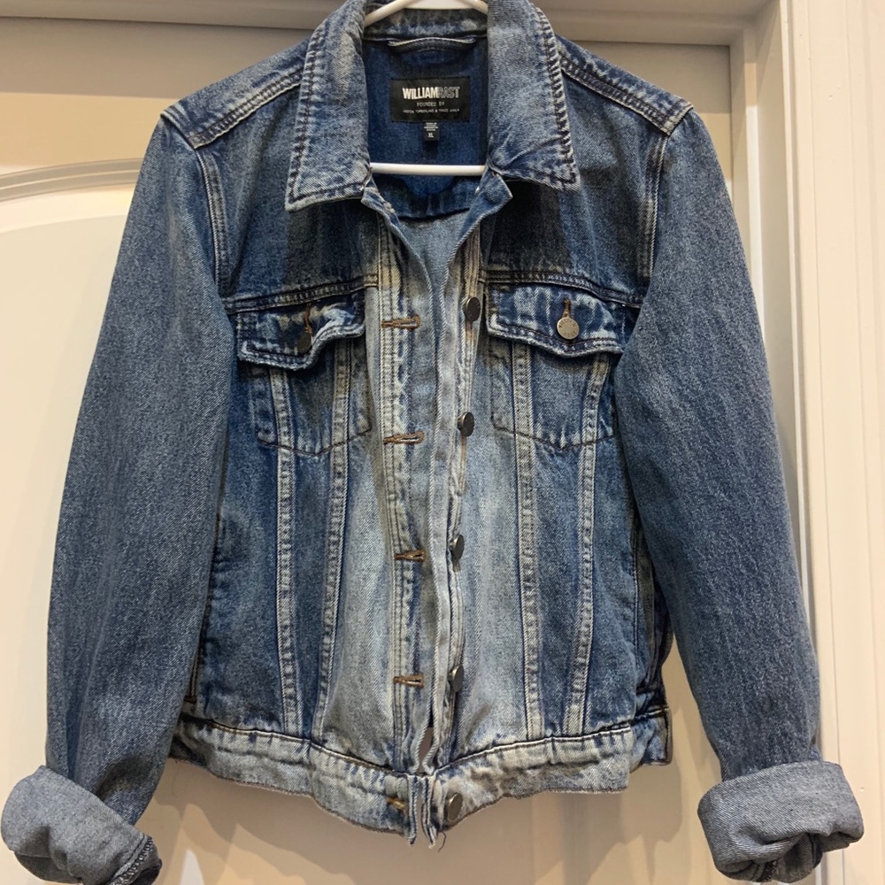 William Rast Jean Jacket Acid Washed